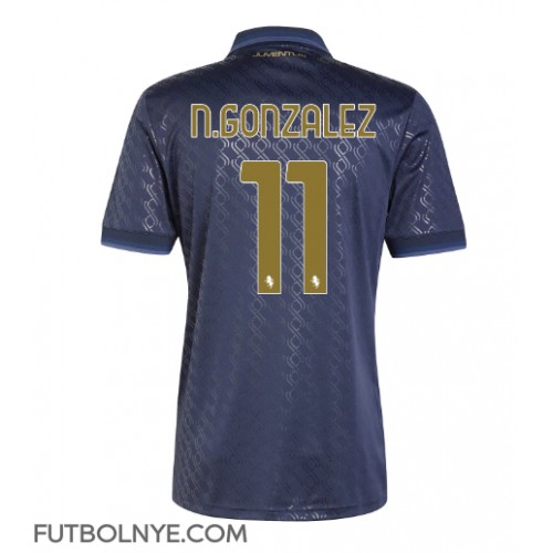 Camiseta Juventus Nicolas Gonzalez #11 Tercera Equipación 2024-25 manga corta